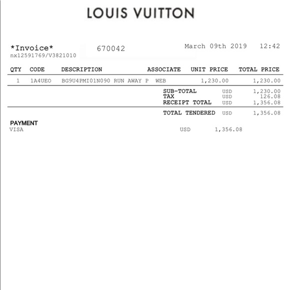 LOUIS VUITTON RUN AWAY PULSE SNEAKER - Picture 6 of 6